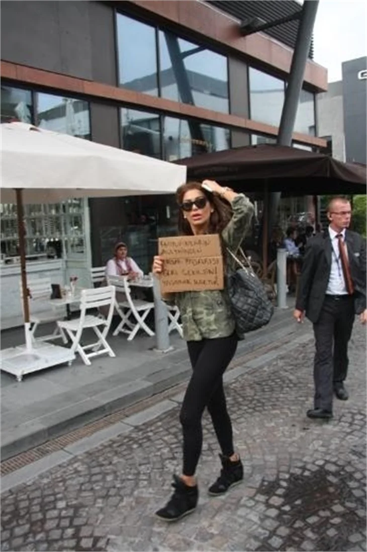 Ebru Şancı'dan ilginç eylem yöntemi...