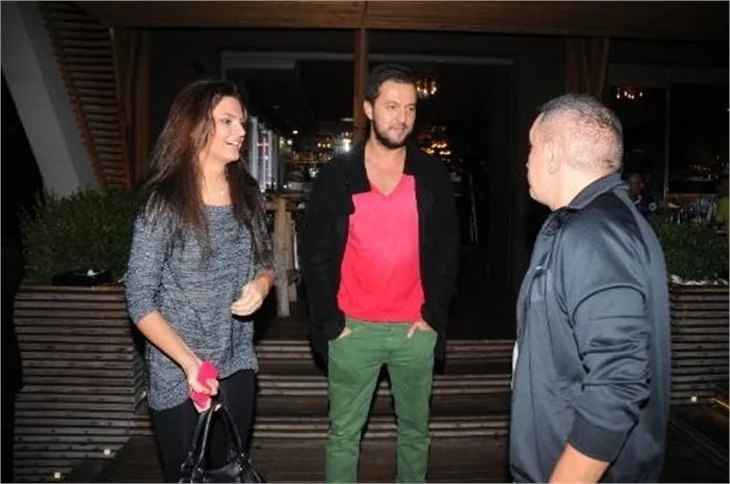 Almeda Abazi ve Gökhan Şükür böyle görüntülendi.