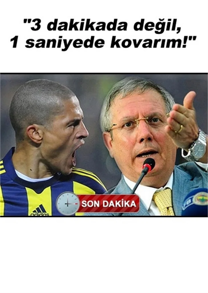 AZİZ YILDIRIM, ALEX'E ATEŞ PÜSKÜRDÜ!