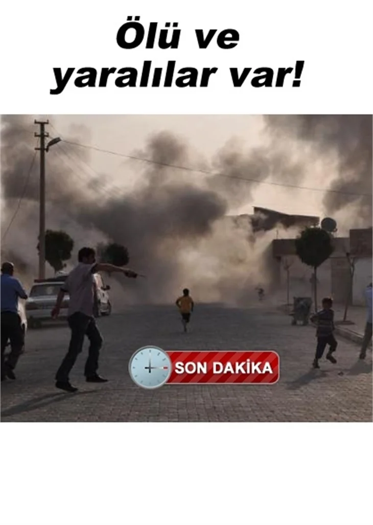 SURİYE BOMBASI TÜRKİYE'YE DÜŞTÜ!