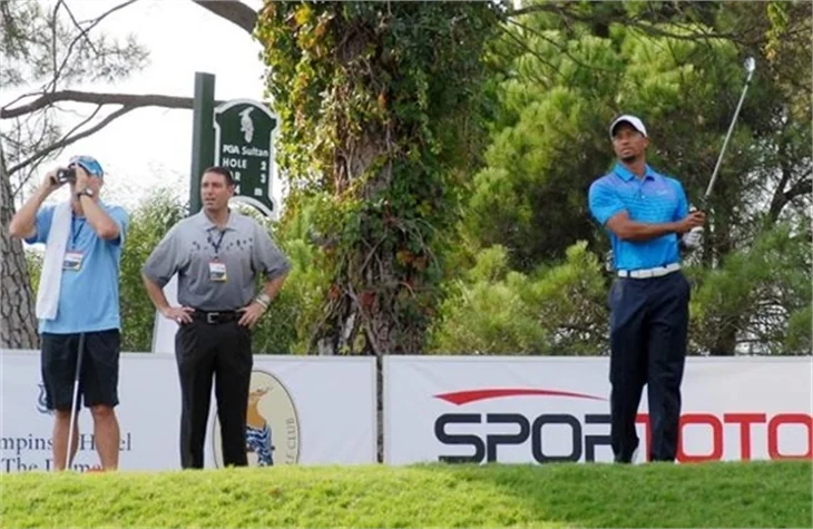 Tiger Woods Antalya'da