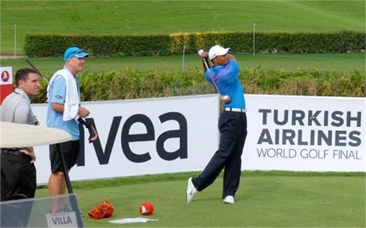Tiger Woods Antalya'da