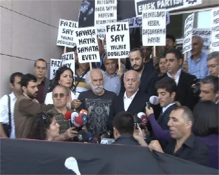 Fazil Say hakim karşısında