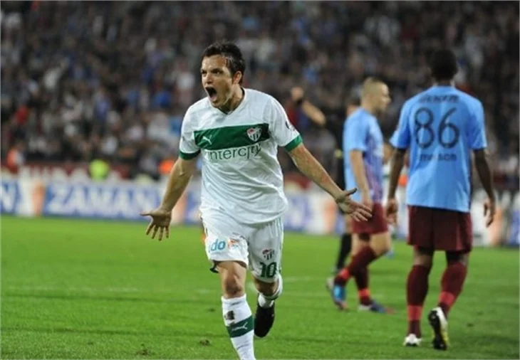 Trabzonspor-Bursaspor maçından kareler...