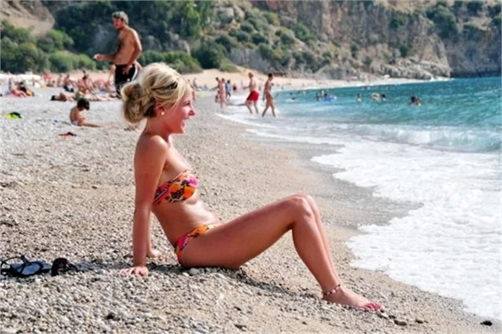 Ölüdeniz'de bayram bereketi yaşandı