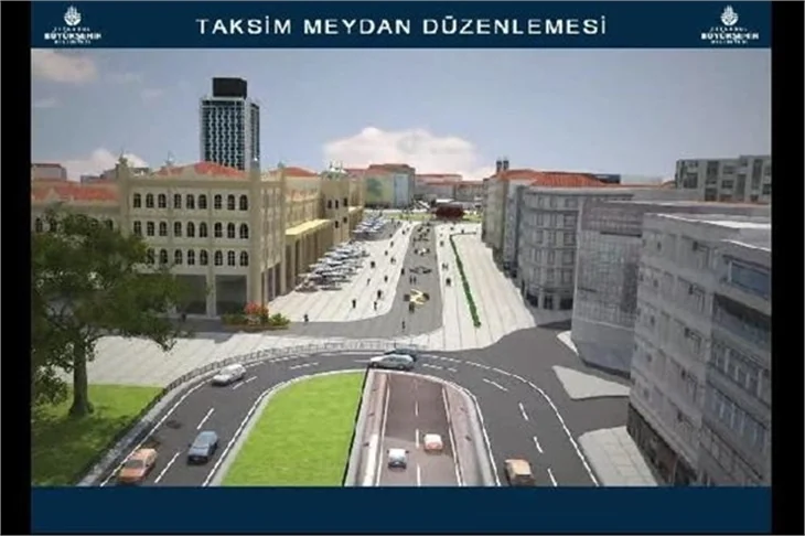 Taksim Meydan Düzenleme çalışmaları başladı