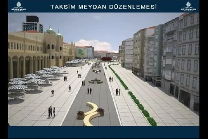 Taksim Meydan Düzenleme çalışmaları başladı