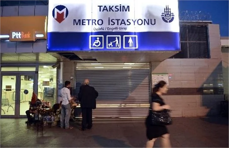 Taksim'de toplu ulaşım güzergahında değişiklik!