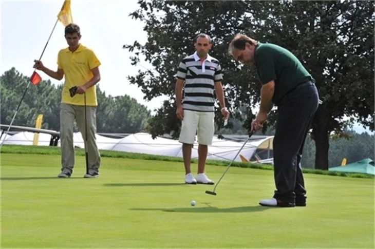 Büyük patronlar, Bodrum'da golf turnuvasına katıldılar