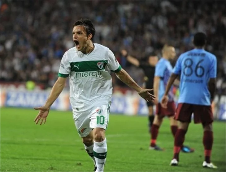 Trabzonspor-Bursaspor maçından kareler...
