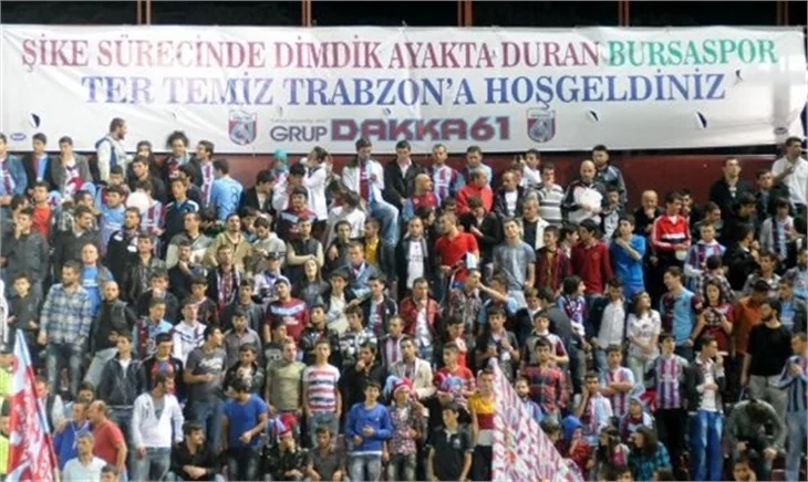 Trabzonspor-Bursaspor maçından kareler...