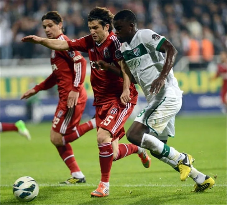 Beşiktaş-Bursaspor maçından görüntüler...