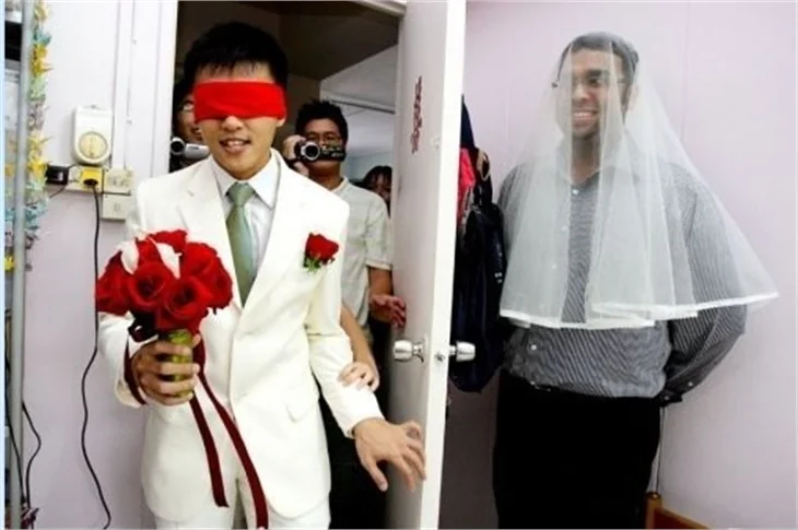 En ilginç düğün fotoğrafları...