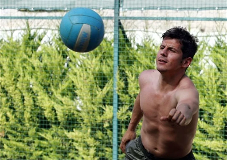 Futbolcuları hiç böyle görmediniz...