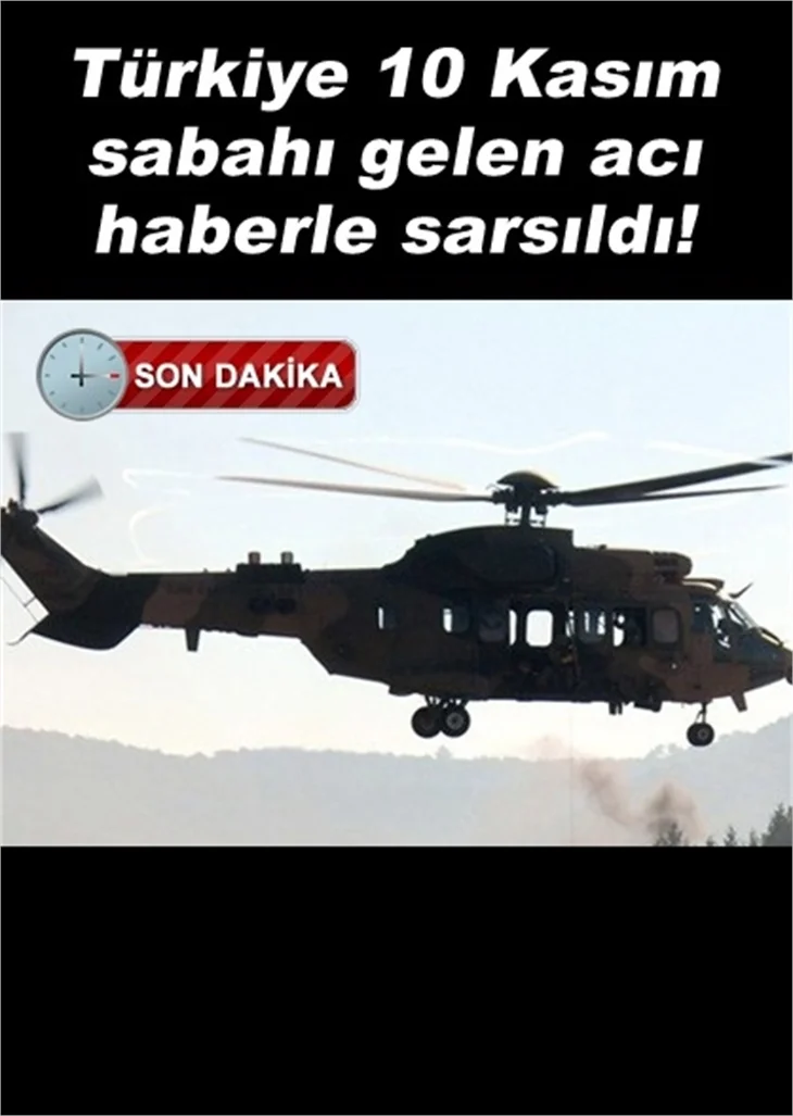 ASKERİ HELİKOPTER DÜŞTÜ: 17 ŞEHİT!