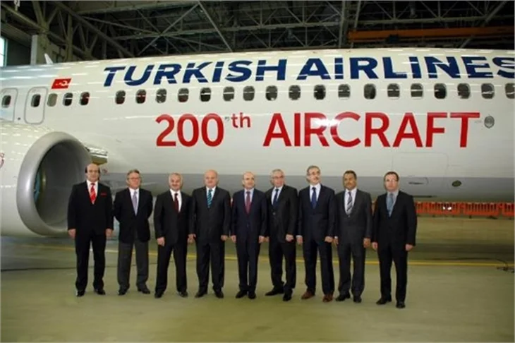 THY'nin 200'üncü uçağı filoya katıldı