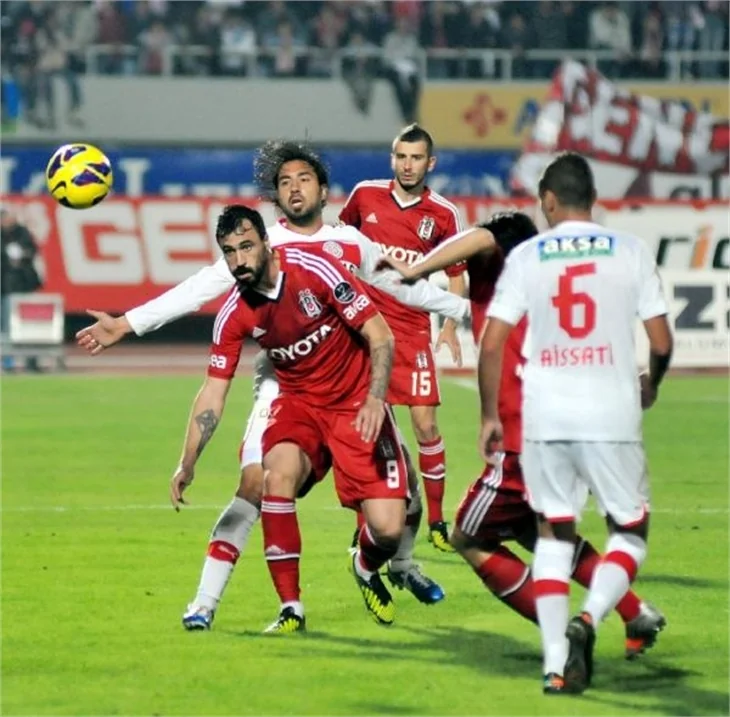 Beşiktaş-Antalya maçından kareler!