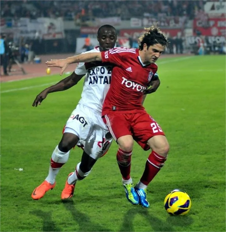 Beşiktaş-Antalya maçından kareler!