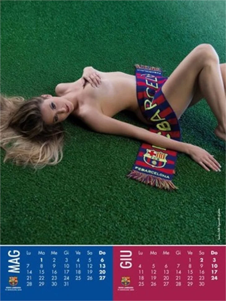 Barcelona'nın 2013 yılı takvimi...