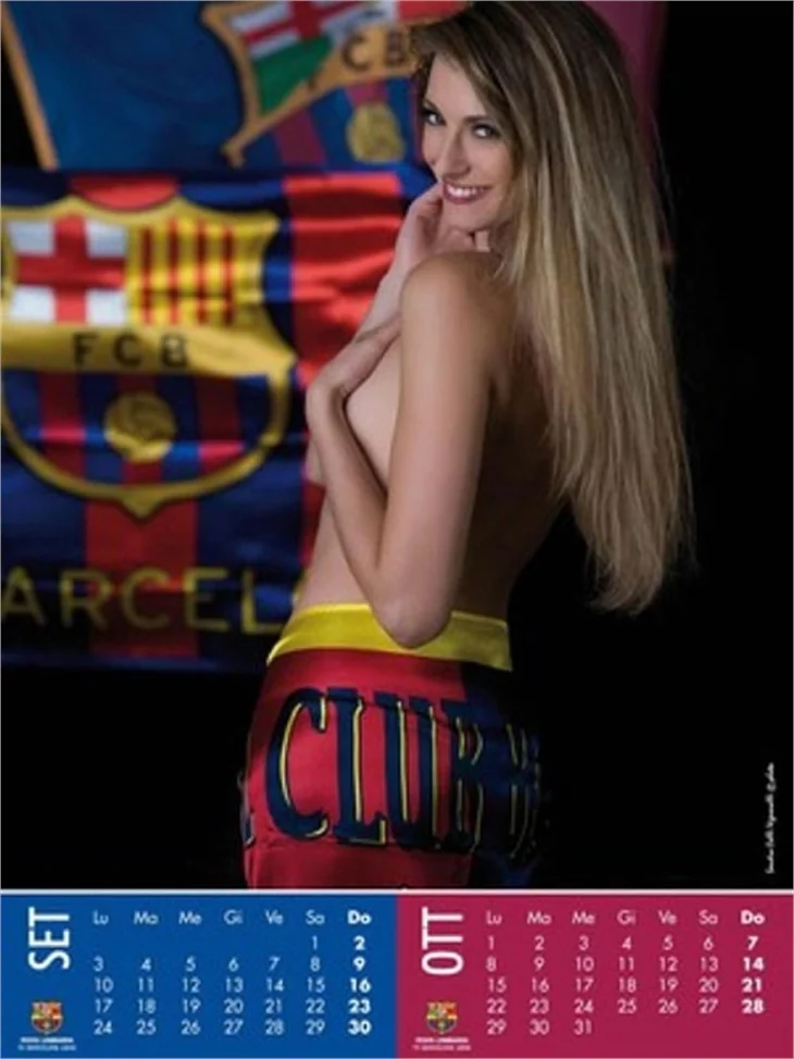 Barcelona'nın 2013 yılı takvimi...