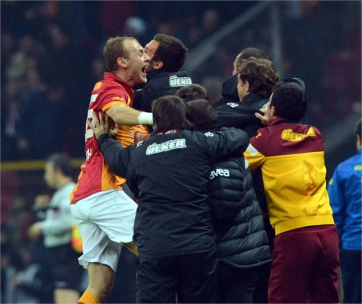 Dev maçtan görüntüler!