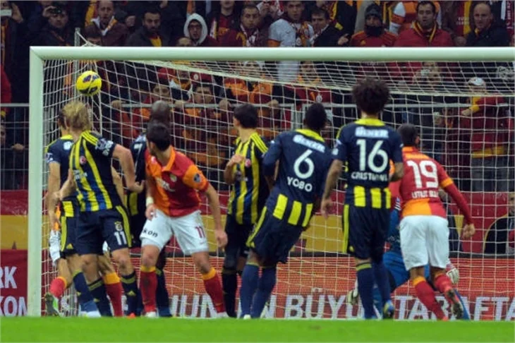 Dev maçtan görüntüler!