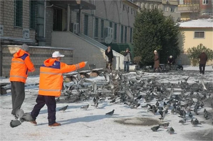 İstanbul'dan kar manzaraları