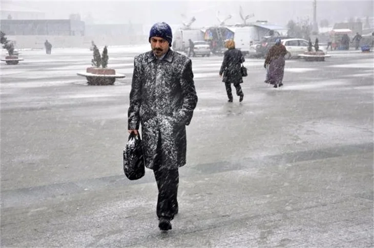 İstanbul'dan kar manzaraları