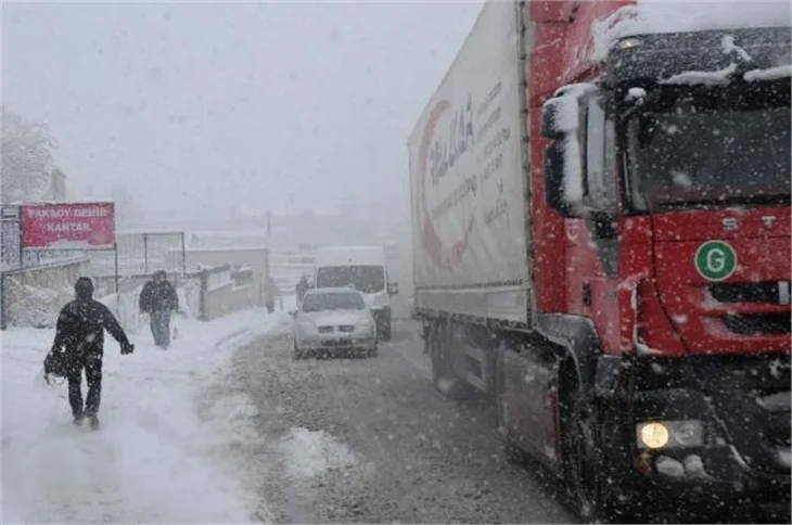 İstanbul'dan kar manzaraları