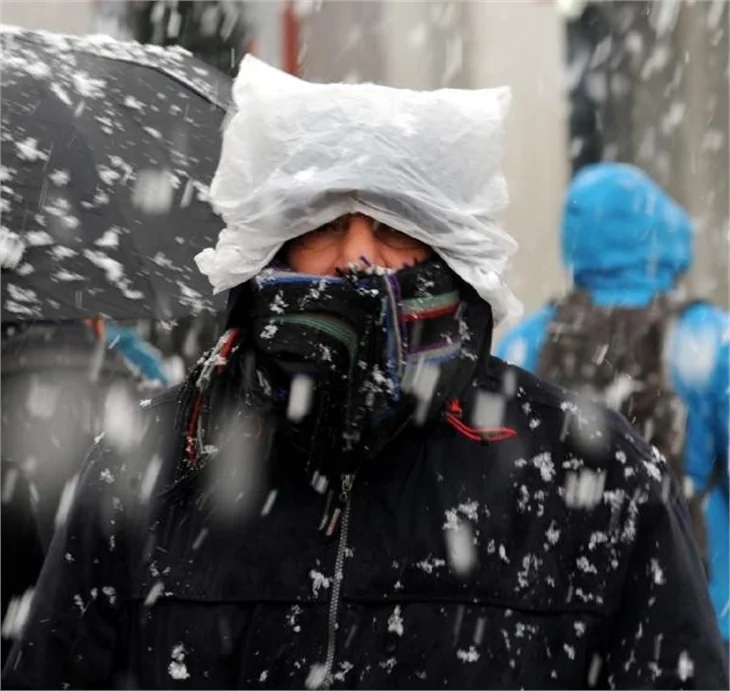İstanbul'dan kar manzaraları