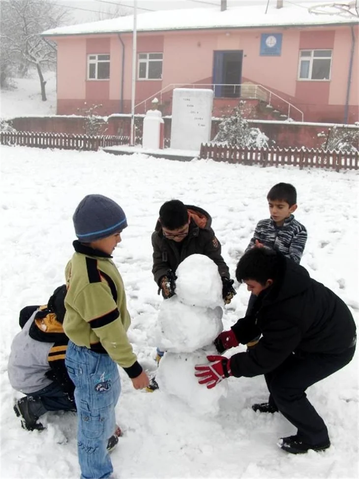 İstanbul'dan kar manzaraları