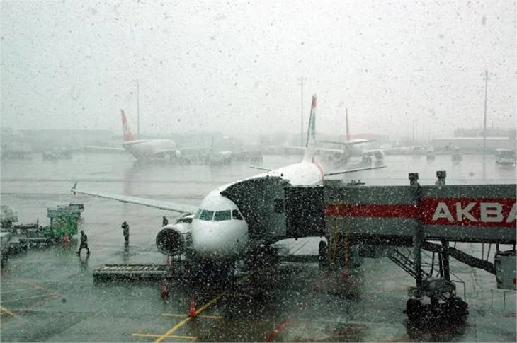 İstanbul'dan kar manzaraları