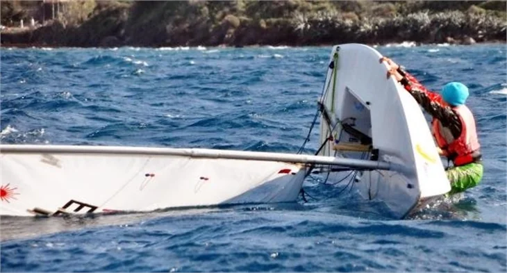 Yalıkavak'ta yelken yarışlarına fırtına engeli