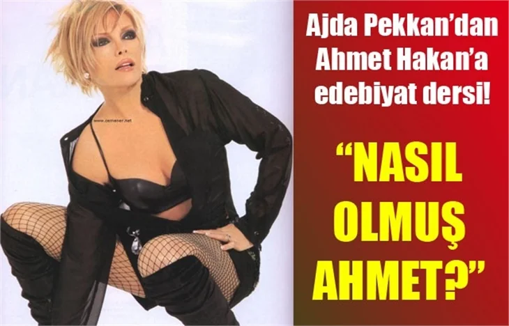 Ajda'dan Ahmet Hakan'a cevap!