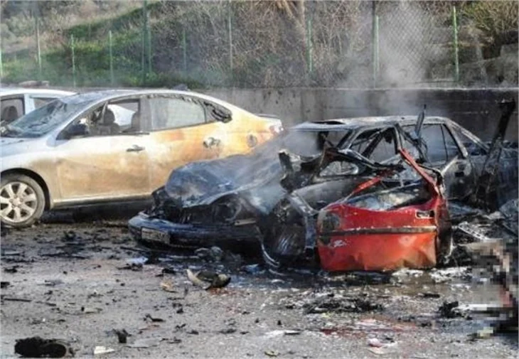 Hatay'daki patlamanın ilk fotoğrafları!