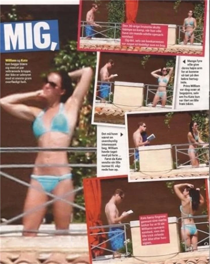 Hamile düşes Kate Middleton bikilini...