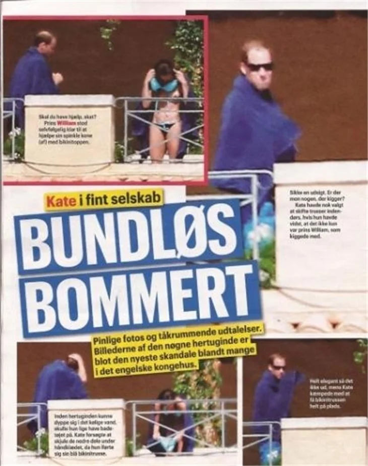 Hamile düşes Kate Middleton bikilini...