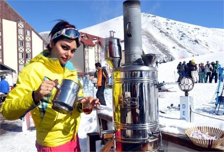 Palandöken'de İranlı turist bereketi