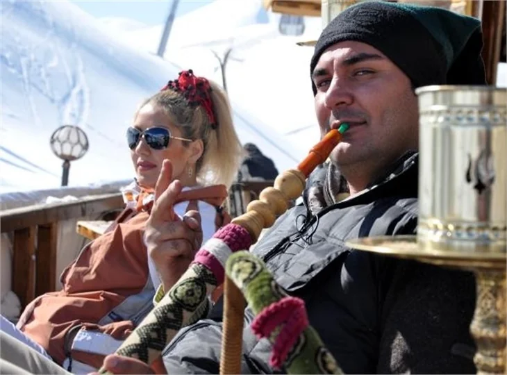 Palandöken'de İranlı turist bereketi