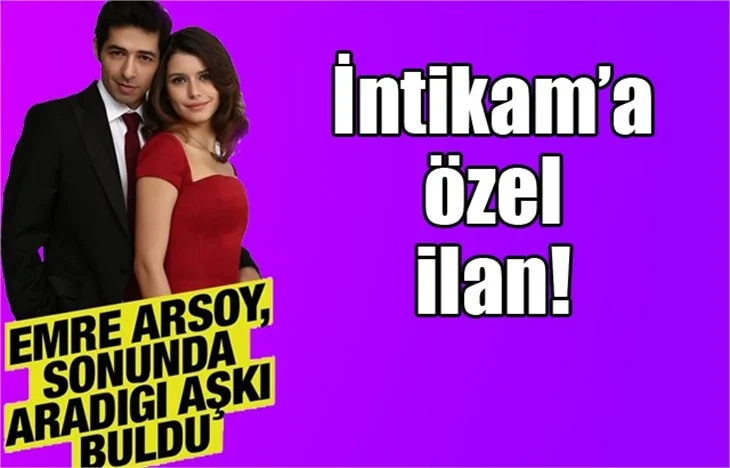 İntikam dizisine özel ilan!