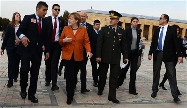 Angela Merkel, bu sabah Kapadokya turuna çıktı