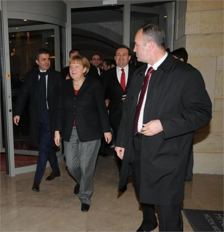 Angela Merkel, bu sabah Kapadokya turuna çıktı