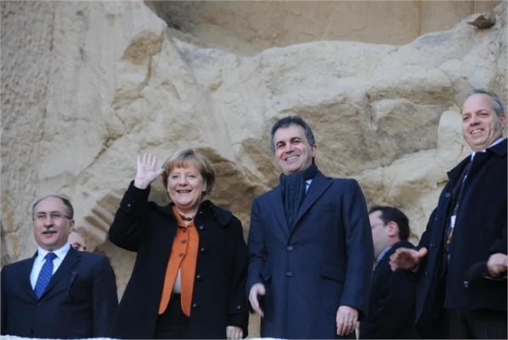 Angela Merkel, bu sabah Kapadokya turuna çıktı
