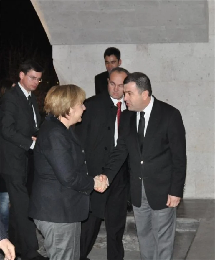 Angela Merkel, bu sabah Kapadokya turuna çıktı
