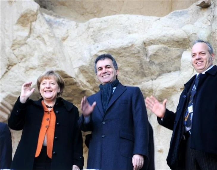 Angela Merkel, bu sabah Kapadokya turuna çıktı