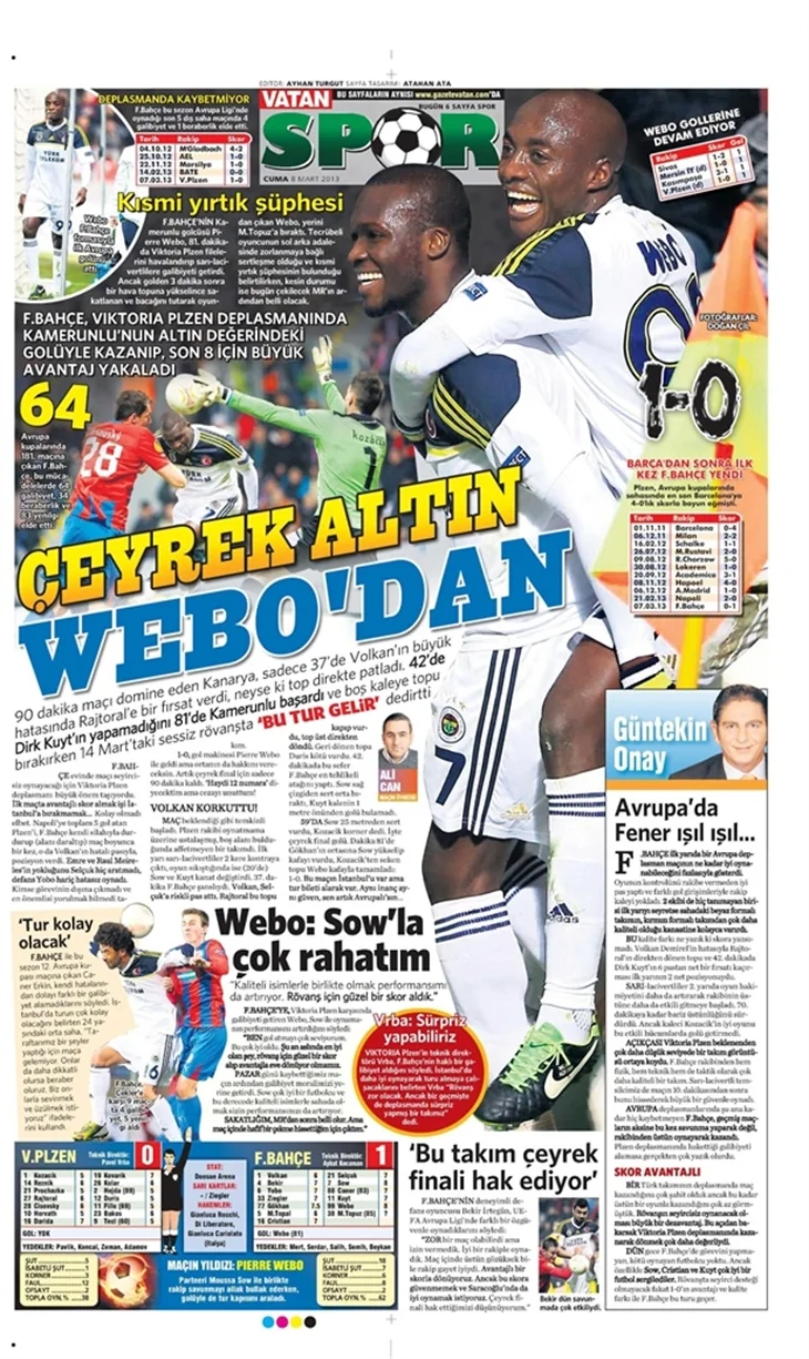 Fenerbahçe ger"Çek" Avrupalı!
