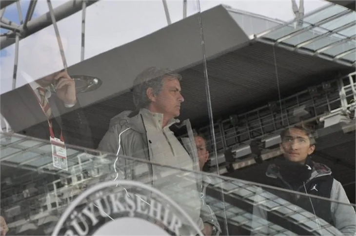 Jose Mourinho, Kayseri'de Galatasaray'ı izledi