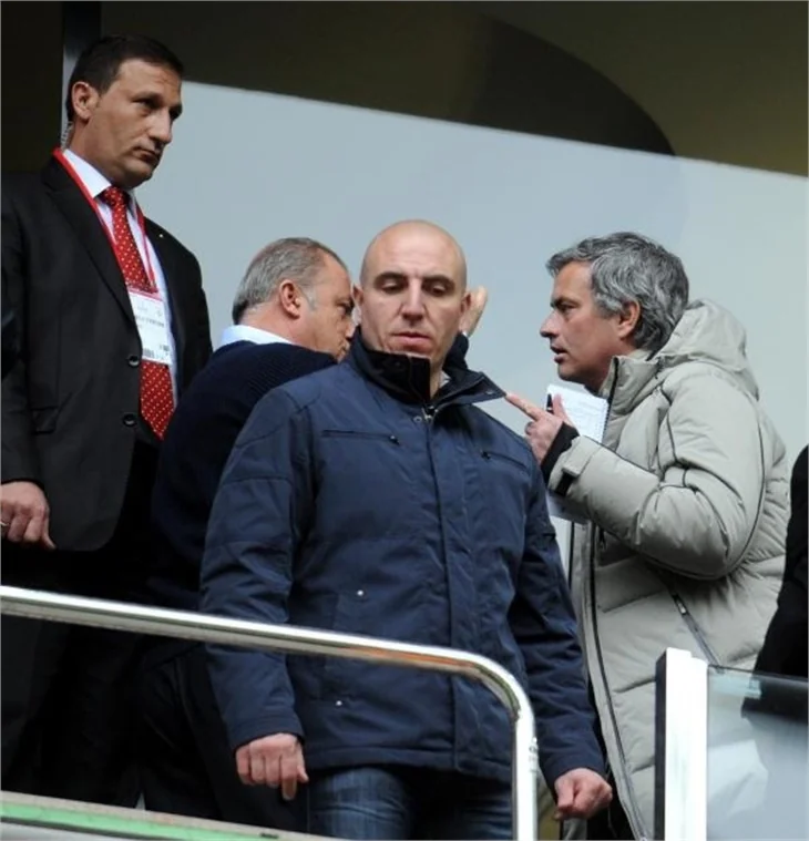 Jose Mourinho, Kayseri'de Galatasaray'ı izledi