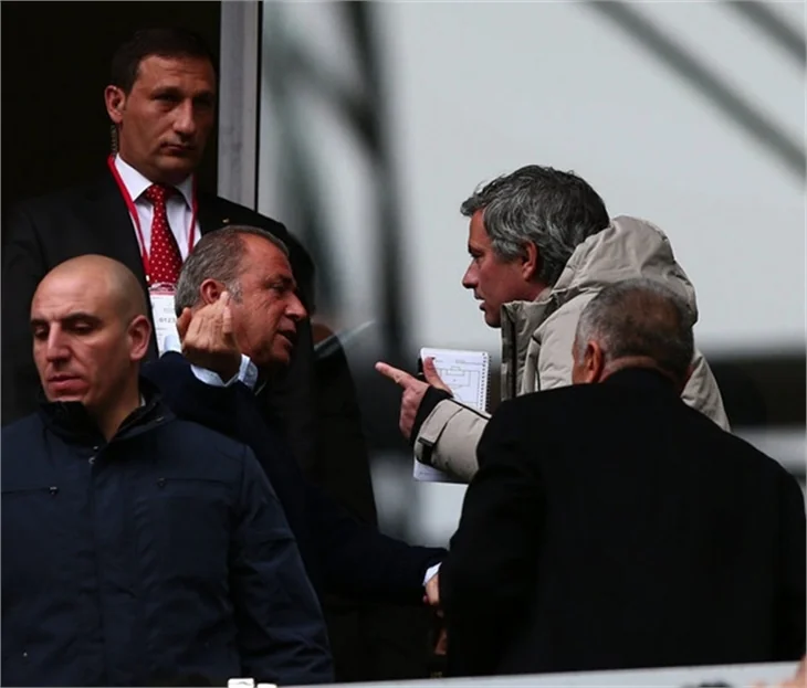 Jose Mourinho, Kayseri'de Galatasaray'ı izledi