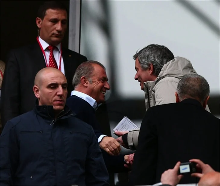 Jose Mourinho, Kayseri'de Galatasaray'ı izledi